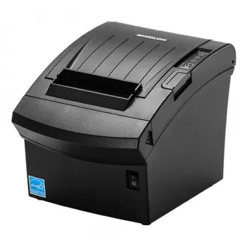 BIXOLON SRP-352plusV 203 dpi kvitų spausdintuvas su pjaustytuvu, USB, RS-232, Ethernet - juodos spalvos