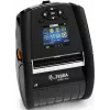 Zebra ZQ620 Plus 3 colių / 72 mm sveikatos priežiūros tiesioginės terminės spausdintuvas su Wi-Fi 6 Dual Radio (802.11AX/BT5.x), linered platen 0,75 colio šerdimi ir Group E diržo segtuku