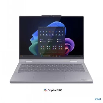 Lenovo ThinkBook 14 2-in-1 G6 U5-325 14 colių WUXGA jutiklinis konvertuojamas nešiojamasis kompiuteris - AMD Ryzen 5, 16GB RAM, 512GB SSD, Windows 11 Pro, švedų klaviatūra