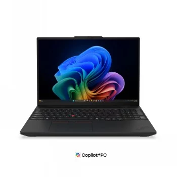 Lenovo ThinkPad T16 Gen 5 16 colių WUXGA nešiojamas kompiuteris - Intel Core Ultra 5 325U, 16GB RAM, 512GB SSD, Windows 11 Pro, Thunder Black