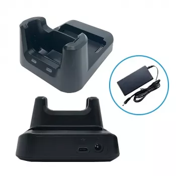 Unitech HT330 1 lizdo USB dokas su atsarginės baterijos lizdu, su maitinimo adapteriu