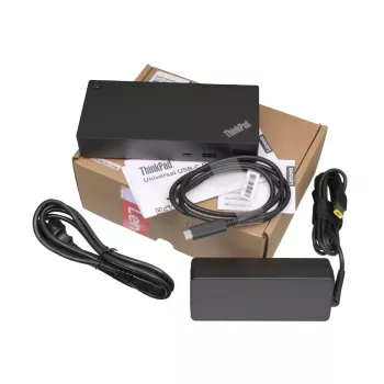Lenovo ThinkPad Universal USB-C Dock 5D21B41471 - universali USB-C stotelė, 4K, 100W