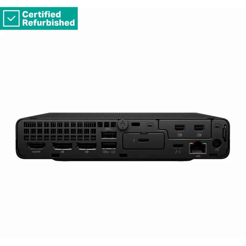 RENEW SILVER HP EliteDesk 8 G1i Mini - Ultra 9-285, 64GB, 1TB SSD, USB pelė, Win 11 Home, 1 metai