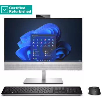 HP Elite 840 G9 AIO 24 colių All-in-One kompiuteris - i7-14700, 16GB, 512GB SSD, 23,8 colio FHD ne liečiamas, VESA/reguliuojamas aukštis, Win 11 Pro, 1 metai (Atnaujintas)