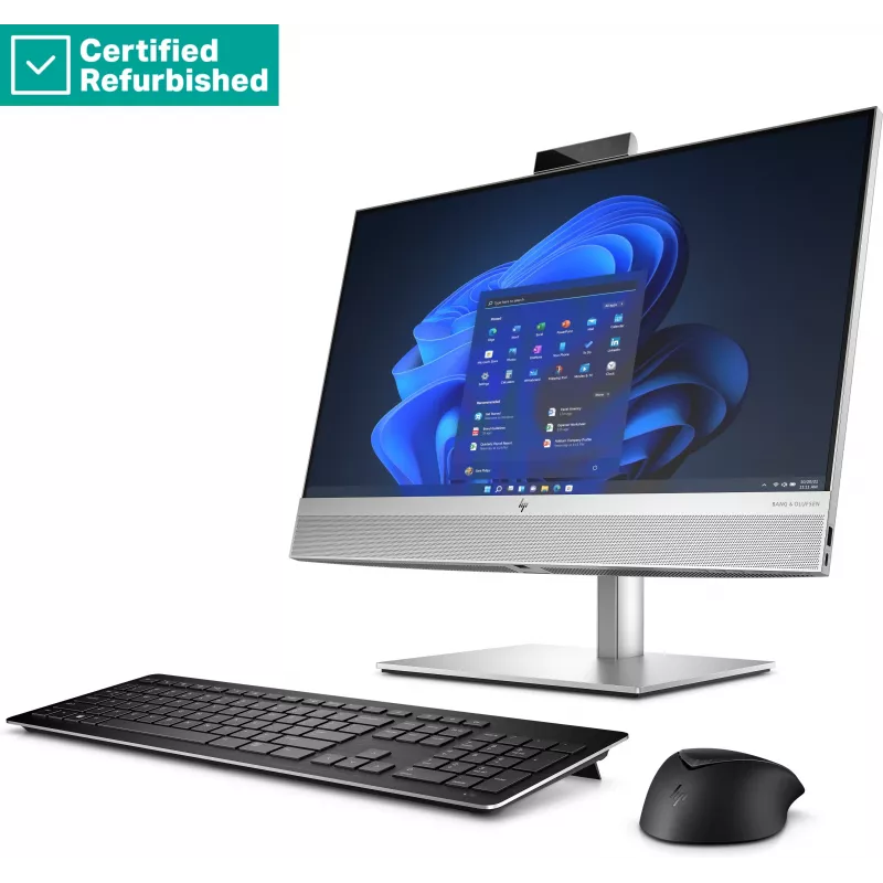 HP Elite 840 G9 AIO 24 colių All-in-One kompiuteris - i7-14700, 16GB, 512GB SSD, 23,8 colio FHD ne liečiamas, VESA/reguliuojamas aukštis, Win 11 Pro, 1 metai (Atnaujintas)