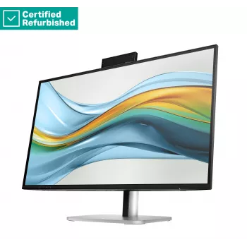 RENEW GOLD HP 527pm Series 5 Pro 27 colių QHD konferencinis monitorius - 2560x1440 QHD, 350 nitų, 100Hz, AG, IPS, USB-C (100W/15W)/HDMI/DP Daisy-Chain, 3x USB-A, garsiakalbiai, internetinė kamera, RJ-45 LAN, aukščio reguliavimas/pakreipimas/pasukimas/Pivo