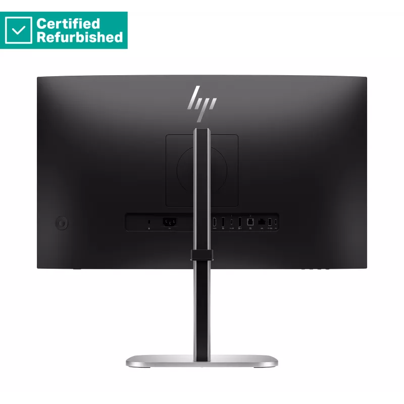 RENEW GOLD HP 527pm Series 5 Pro 27 colių QHD konferencinis monitorius - 2560x1440 QHD, 350 nitų, 100Hz, AG, IPS, USB-C (100W/15W)/HDMI/DP Daisy-Chain, 3x USB-A, garsiakalbiai, internetinė kamera, RJ-45 LAN, aukščio reguliavimas/pakreipimas/pasukimas/Pivo