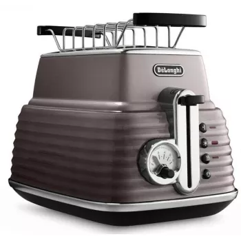 De'Longhi Scultura CTZ2103BG 900 W 2 padėklių skrudintuvas, šampano aukso