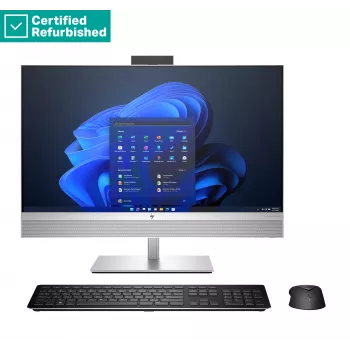 HP Elite 870 G9 AIO 27 colių All-in-One kompiuteris - i7-14700, 32GB, 1TB SSD, FHD, pirštų atspaudų skaitytuvas, Win 11 Pro (99A42ETR#ABZ)