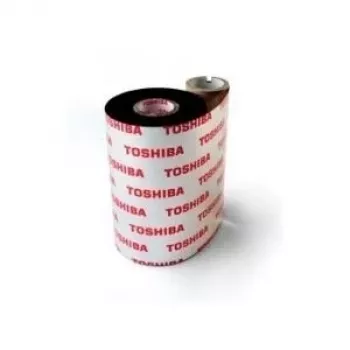 Toshiba 112 mm x 600 m termotransferinė juosta - juoda, 3 colių šerdis, išorinis dažų sluoksnis