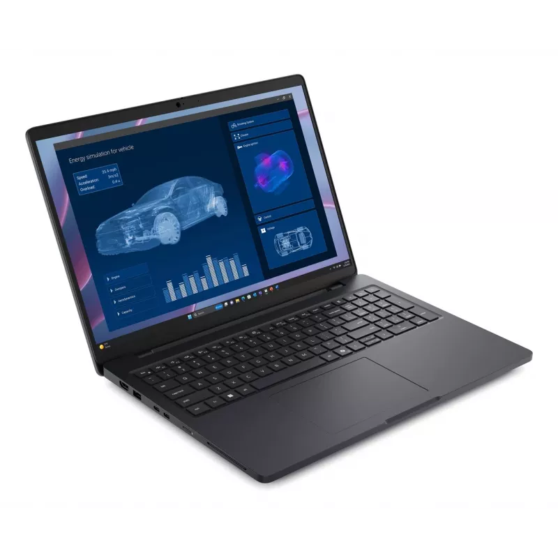 DELL Pro Max 16 MC16255 Copilot+ PC AMD Ryzen AI 5 PRO 340 nešiojamasis kompiuteris 40,6 cm (16) Full HD+ 16 GB LPDDR5x-SDRAM 256 GB SSD Wi-Fi 7 (802.11be) Windows 11 Pro juodos spalvos, angliška klaviatūra