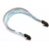 Supermicro CBL-SAST-1259LP-85 Mini SAS HD (SFF-8643) į 4x SATA vidinis kabelis, 85 cm, 12Gbps