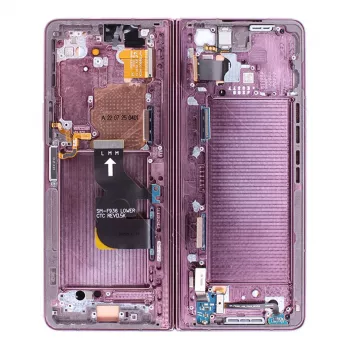 Samsung Galaxy Z Fold4 priekinio dangtelio ekrano modulis - Burgundy (OEM)