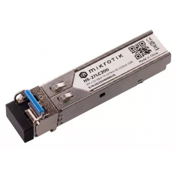 MikroTik HS-2733LC20D SFP siųstuvas-imtuvas – 1,25G, 1310nm, 20km, vienmodis, LC duplex