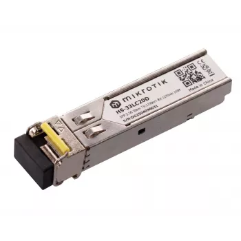 MikroTik HS-2733LC20D SFP siųstuvas-imtuvas – 1,25G, 1310nm, 20km, vienmodis, LC duplex