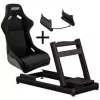 Nitro Concepts E-Racer Core Evo Bundle žaidimų kėdė, juoda/raudona