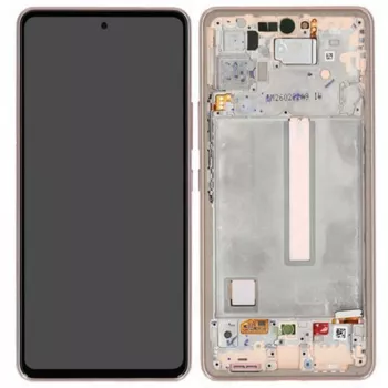 Samsung Galaxy A53 5G (SM-A536B) 6,5 colio Super AMOLED ekrano modulis su jutikliu ir rėmeliu