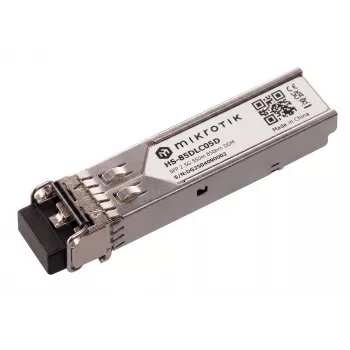 MikroTik HS-85DLC05D SFP siųstuvas-imtuvas, 1,25 Gbps, 850 nm, 550 m, LC, daugiamodis