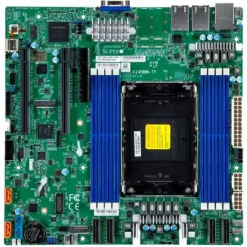 Supermicro X14SBM-TF motininė plokštė - Intel Xeon E-2400, LGA1700, Intel C266, Micro-ATX, DDR5 ECC, dvigubas 10GbE