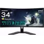 Gigabyte G34WQCP 34 colių lenktas UWQHD monitorius - 144Hz, FreeSync Premium, KVM (atnaujinta prekė)