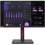 Monitorius Lenovo T24i-30 23,8 colio Full HD IPS su USB stotele, aukščio reguliavimu, juodas (atnaujinta prekė)