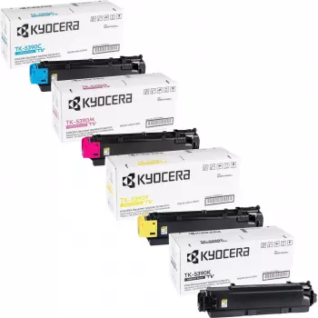 Kyocera Original TK-5390 toneris – 4 vnt. multipack (juoda, cyan, magenta, geltona) – Original – Tonerio kasetė