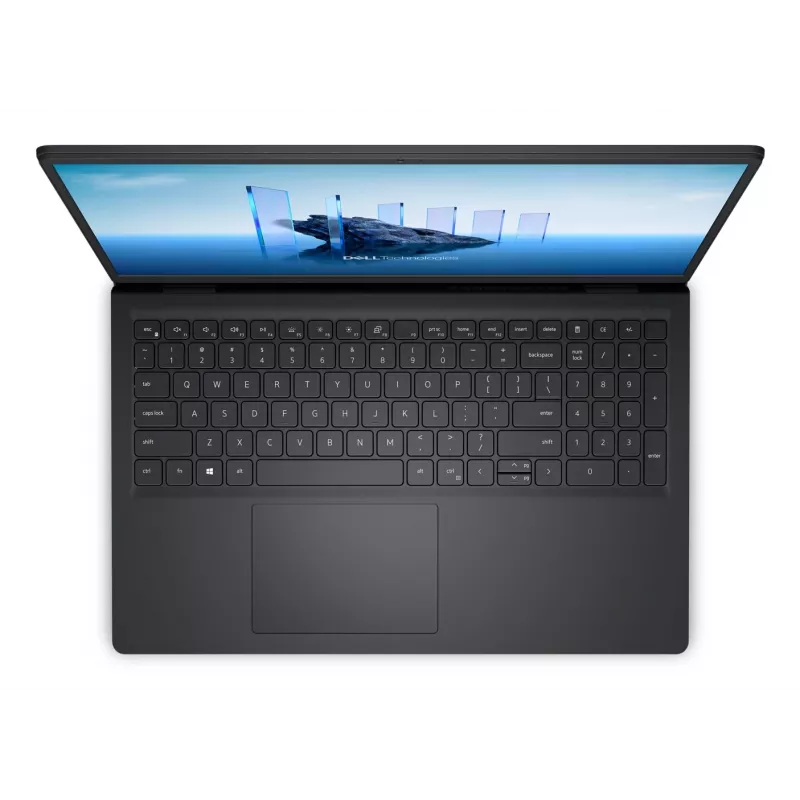 Dell Pro 15 Essential PV15250/C3-100U/8GB/512GB SSD/15,6 colio FHD, pirštų atspaudų skaitytuvas, WLAN + BT, US klaviatūra, W11 Home, platinos sidabro (aliuminio) spalvos, 3 metų ProSupport