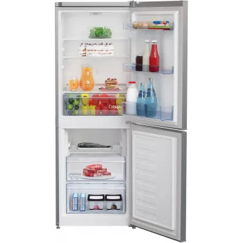 BEKO RCSA240K40SN šaldytuvas su šaldikliu, energijos klasė E, aukštis 153 cm, Inox