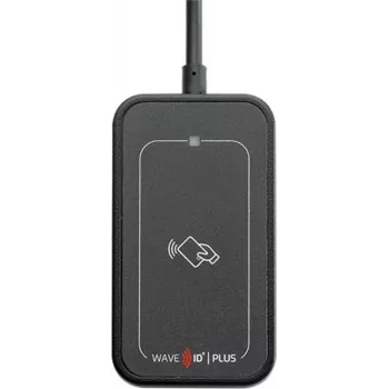RF IDeas WAVE ID Plus 5V Pin9 RS-232 juodos spalvos kortelių skaitytuvas RDR-80531BK5