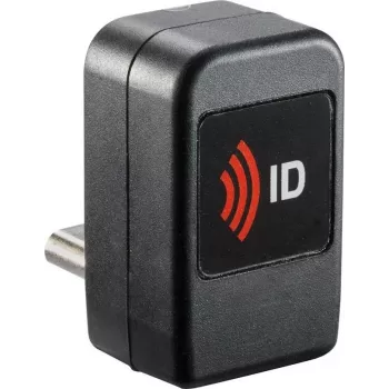 RF IDeas WAVE ID Nano CCID 13,56 MHz CSN juodas vertikalus USB-C skaitytuvas