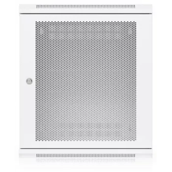 Ubiquiti UACC-Rack-12U-Wall-450-P 12U sieninis tinklo spintelis - 450 mm gylio, grūdinto stiklo durys, su užraktu, juodos spalvos