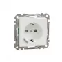 SCHNEIDER ELECTRIC lizdas 1-vietis EXXACT 1S/16A/IP20 įleidžiamas ZB baltas