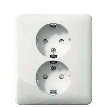 SCHNEIDER ELECTRIC 2S/16A/IP21 Q-CONN baltas dvipolis jungiklis