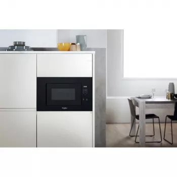 WHIRLPOOL WMF200G NB įmontuojama mikrobangų krosnelė su griliu, 20 l, juoda