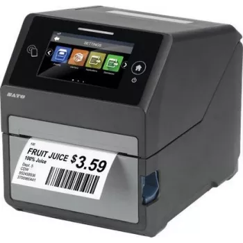 SATO CT4-LX tiesioginio terminio spausdinimo / terminio perdavimo POS spausdintuvas - 203 x 203 DPI - 8 ips - 0,08 - 0,19 µm - 12,8 cm