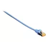 DIGITUS Patch kabelis - CAT6a - S/FTP - Su apsauga nuo užkabinimo - Varis - 1 m - mėlyna