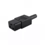 Microconnect C19PLUG maitinimo laidas, C19 mova, juodas