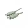 MicroConnect USBAA2 USB A–A kabelis USB 2.0 1,8 m pilkas