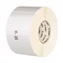 Zebra Z-Ultimate 3000T 3006628 etikečių rulonas, poliesteris, sidabrinis, nuolat limpantys klijai, 70 x 32 mm, 25,4 mm šerdis, Ø 127 mm, 2370 etikečių/rulone (28 440 komplekte)