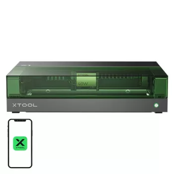 2-in-1 Lazerinio graviravimo ir pjovimo staklės xTool S1 40W Basic (juodos)