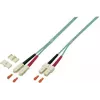 EFB Elektronik O0318.1 Duplex SC–SC OM4 šviesolaidinis komutacinis kabelis, 1 m, violetinės spalvos
