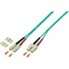 EFB Elektronik O0318.2 Duplex šviesolaidinis komutacinis kabelis, SC–SC, OM4 50/125 µm, LSZH, 2 m, violetinis