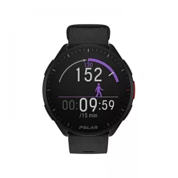Polar Pacer GPS bėgimo laikrodis - Night Black - S/L dirželis - 1,2 inch MIP ekranas - 32 MB - Bluetooth