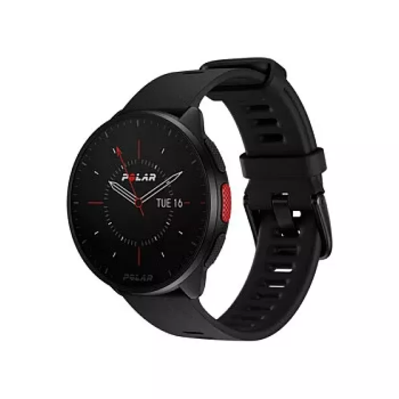 Polar Pacer GPS bėgimo laikrodis - Night Black - S/L dirželis - 1,2 inch MIP ekranas - 32 MB - Bluetooth
