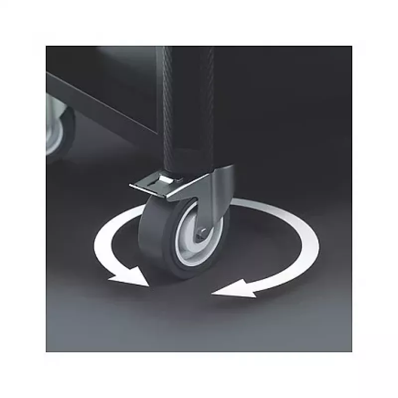 Wera 9700 Tool Rebel Workshop Trolley 1, 7 stalčių, nerūdijančio plieno darbinis paviršius, žalia/juoda