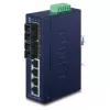 PLANET ISW-621TS15 Industrial Unmanaged L2 Fast Ethernet Switch su 4x 10/100 + 2x 100Base-FX SC Multi-mode, DIN-Rail/Wall-Mount, -40 iki 75°C