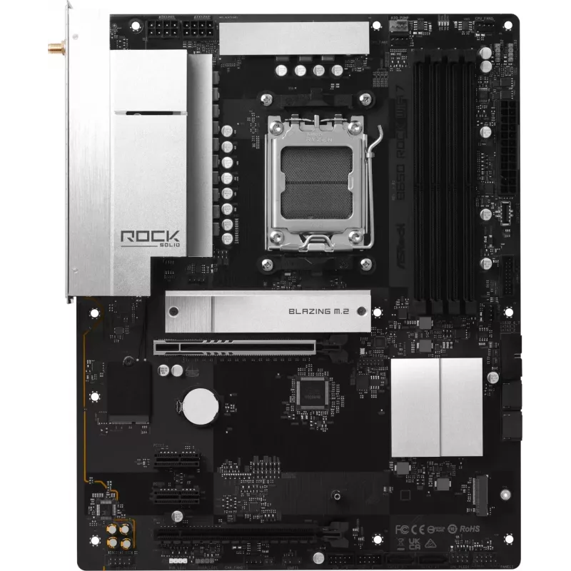 ASRock B650 Rock WiFi7 AM5 ATX pagrindinė plokštė