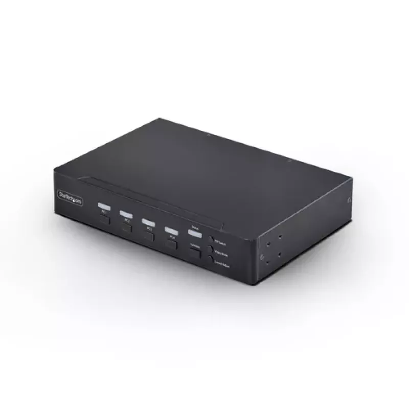 StarTech.com P4AD122M-KVM-SWITCH keturių prievadų KVM perjungiklis su DisplayPort, 4K 60 Hz