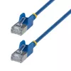 StarTech.com 1,5 m Ultra Slim Cat6a jungiamasis kabelis - RJ-45 kištukas į RJ-45 kištuką - mėlynas