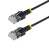 StarTech.com 50cm Ultra Slim Cat6a UTP Patch Cable - RJ-45 Male to RJ-45 Male - Blue